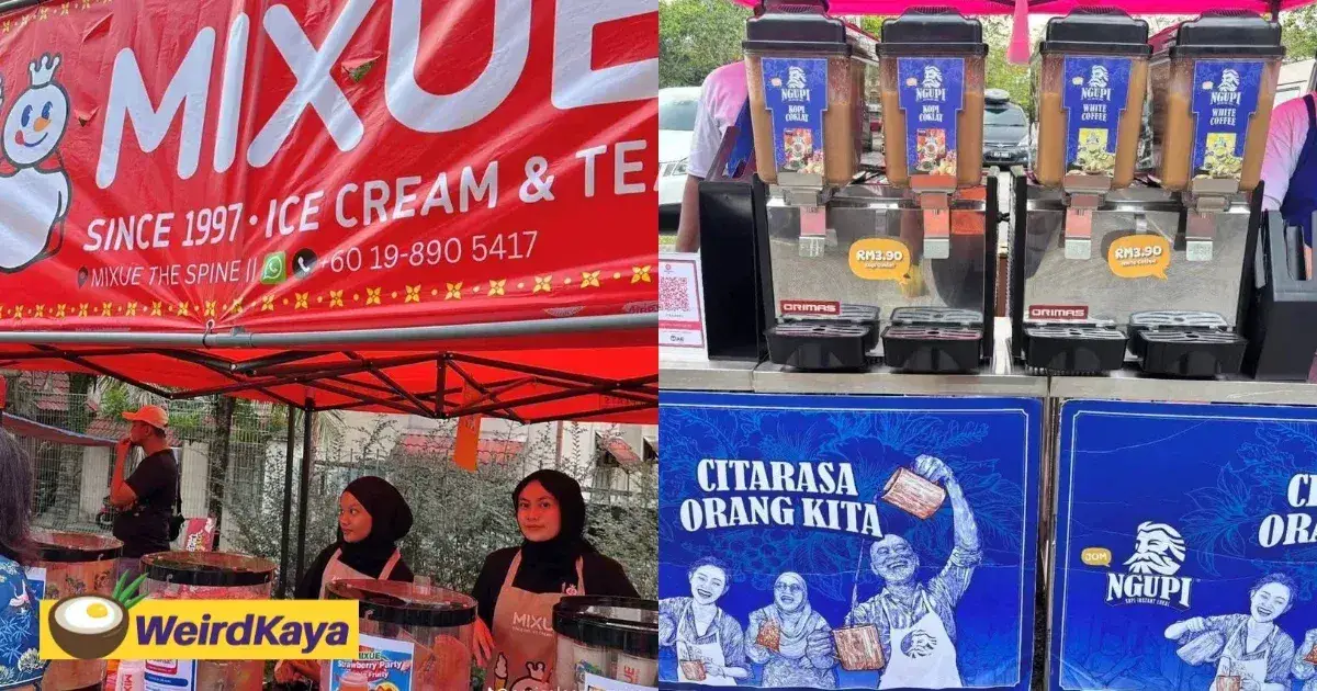 ZUS Coffee dan Mixue di Bazar Ramadan 2026 — gerai minuman jenama besar