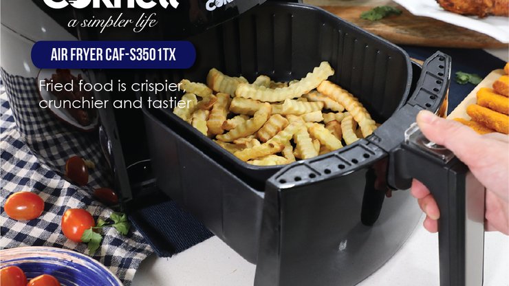 Cornell air fryer — makanan garing sempurna