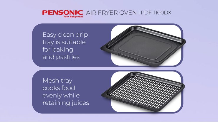 Pensonic aksesori lengkap — drip tray dan mesh tray
