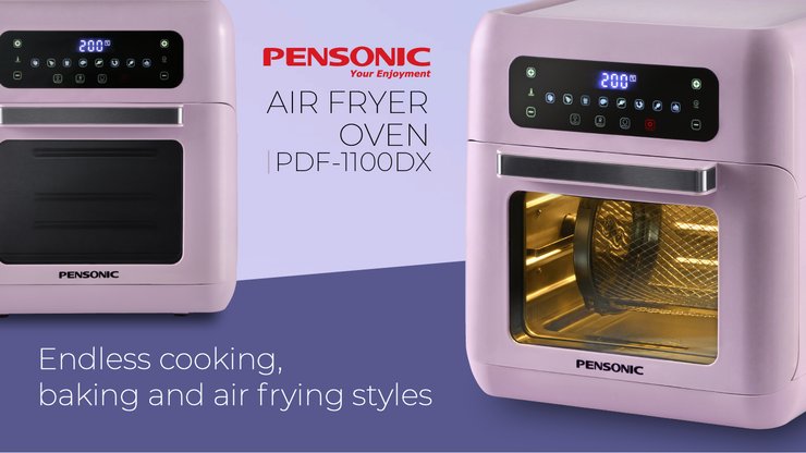 Pensonic — pelbagai gaya masakan air fry, bake, grill