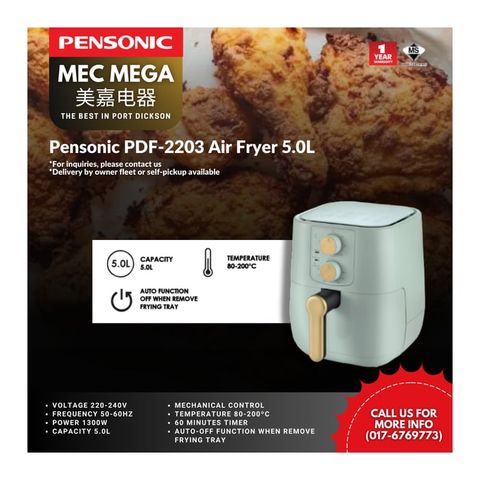 Pensonic Air Fryer PDF-2202