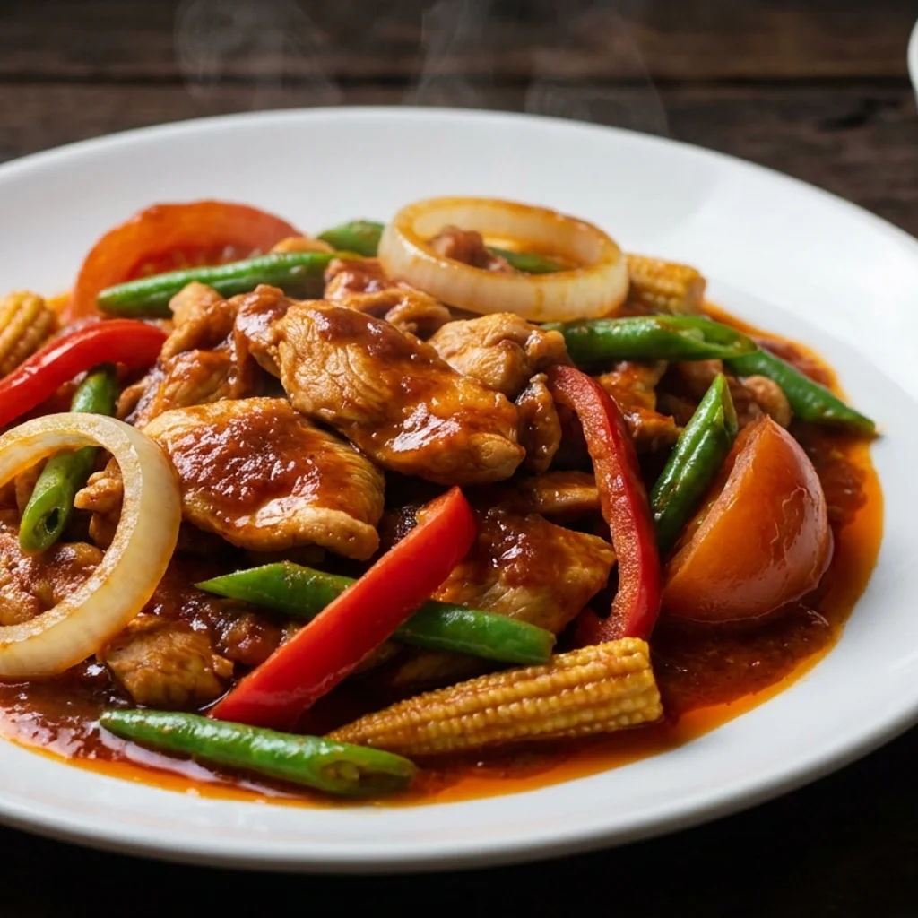 Paprik Ayam Ala Thai Mudah Siap 30 Minit