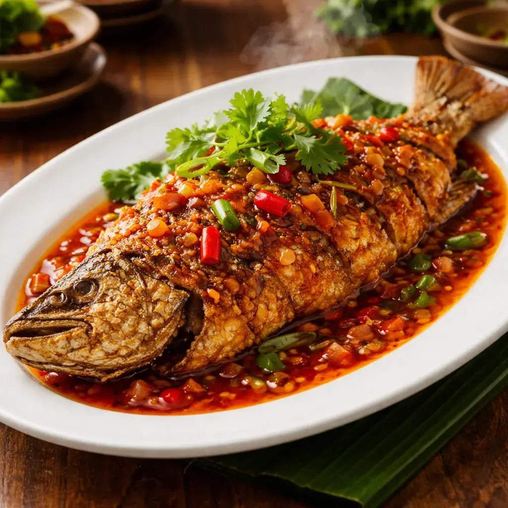 Ikan Siakap Masak 3 Rasa