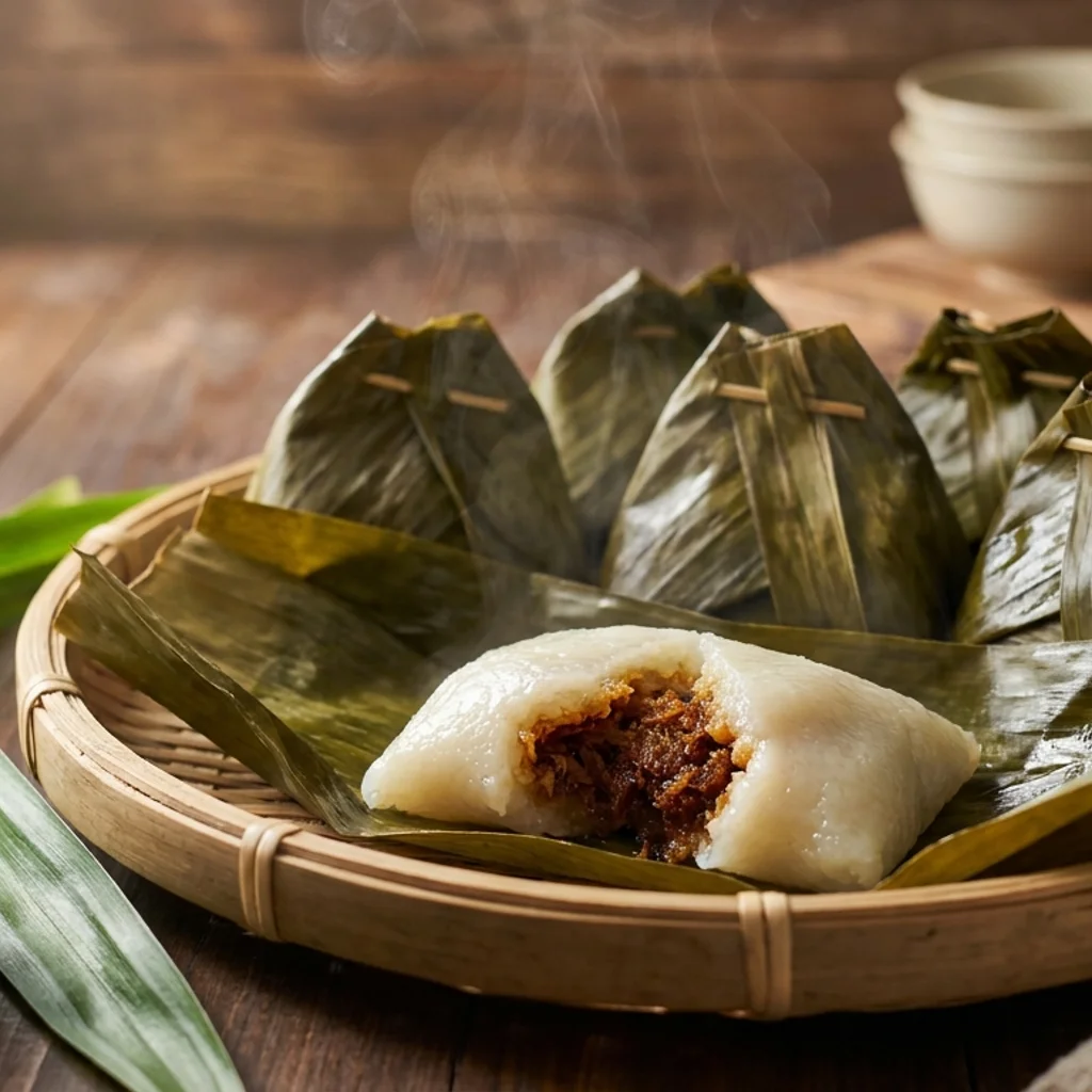 Kuih Koci Pulut Inti Kelapa Gula Melaka