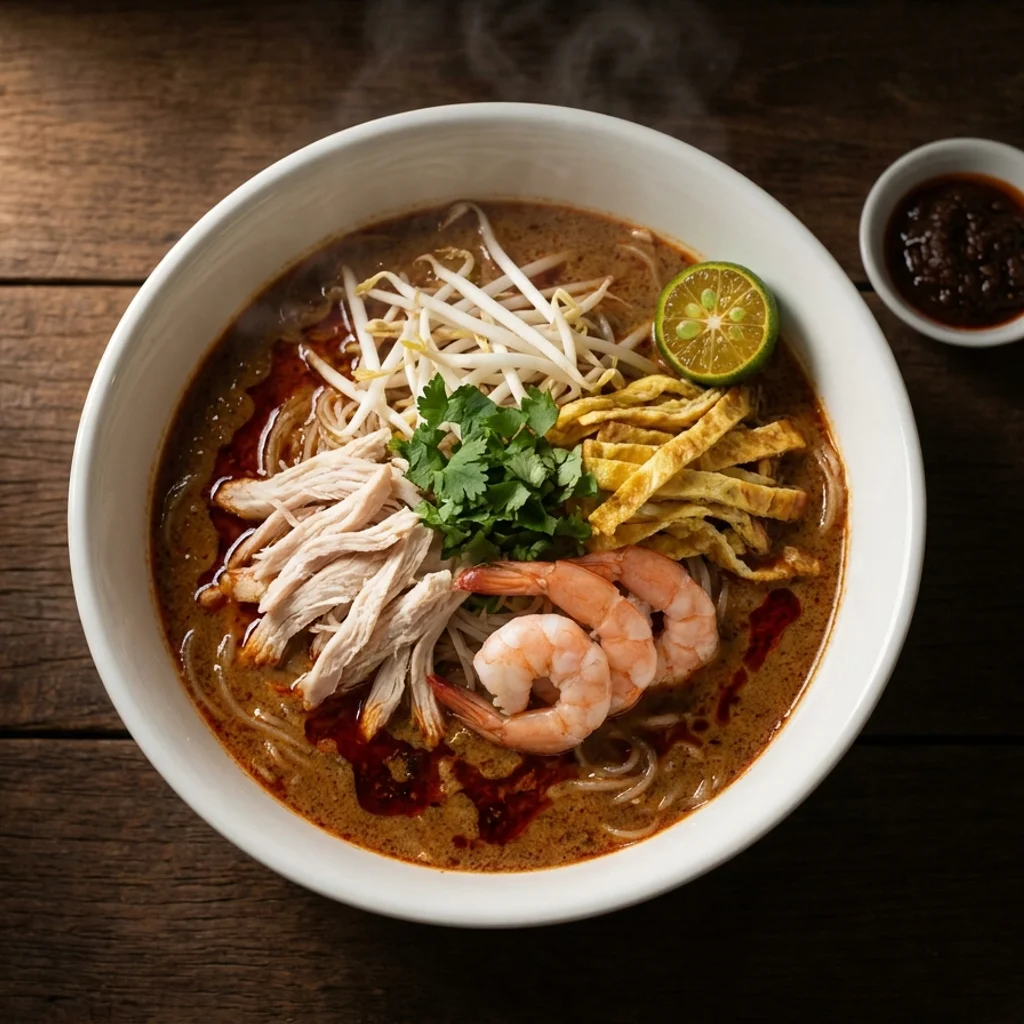Laksa Sarawak Asli Kuah Santan Berempah