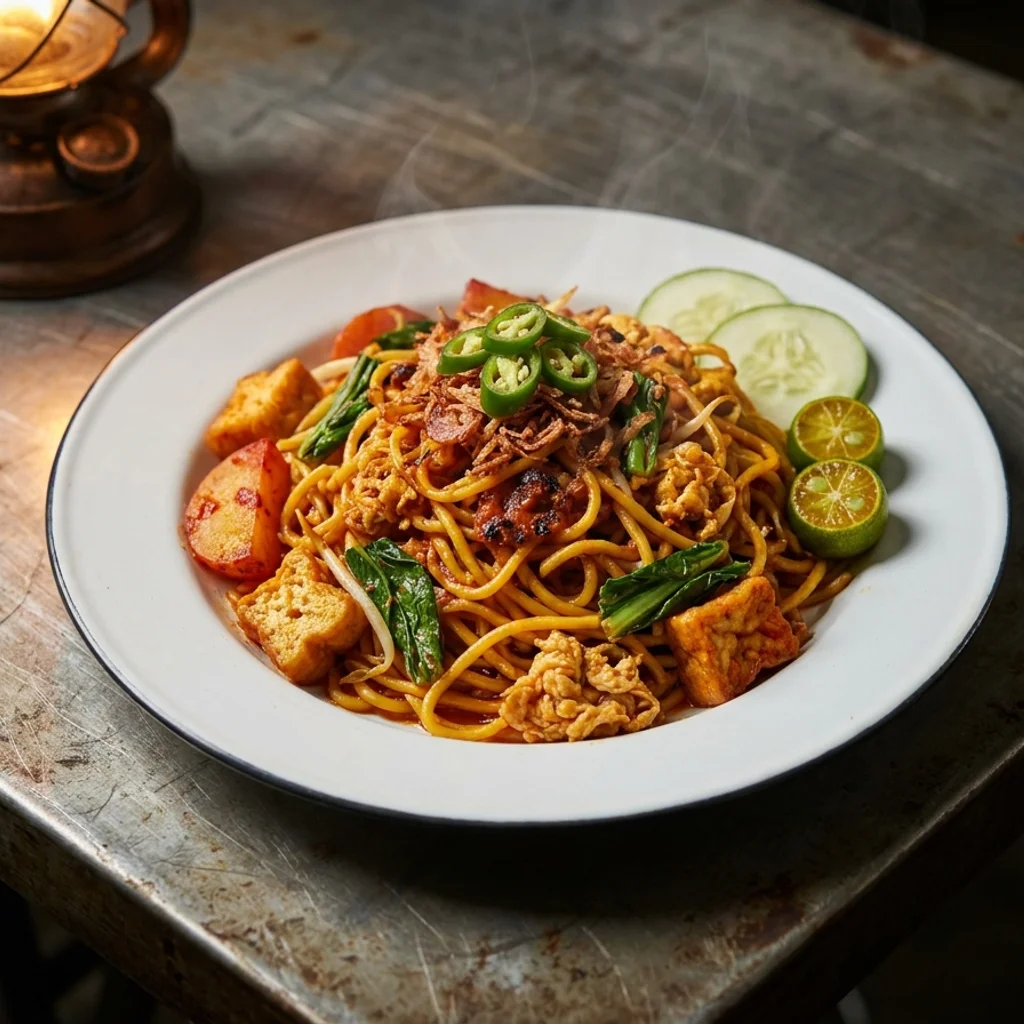 Mee Goreng Mamak Gaya Gerai Berapi