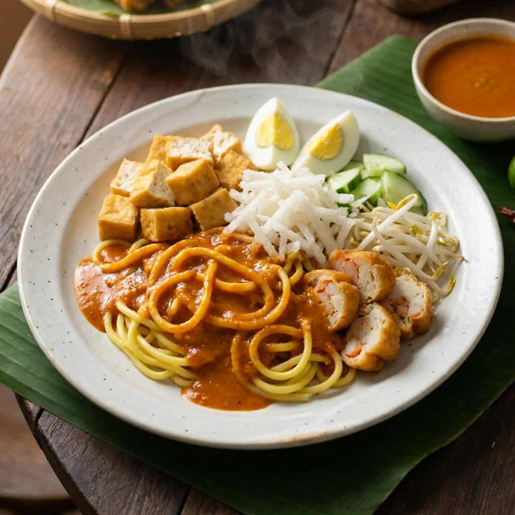 Mee Rojak Kuah Kacang Keledek Ala Mamak