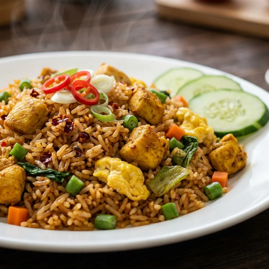 Nasi Goreng Ayam Cili Kering