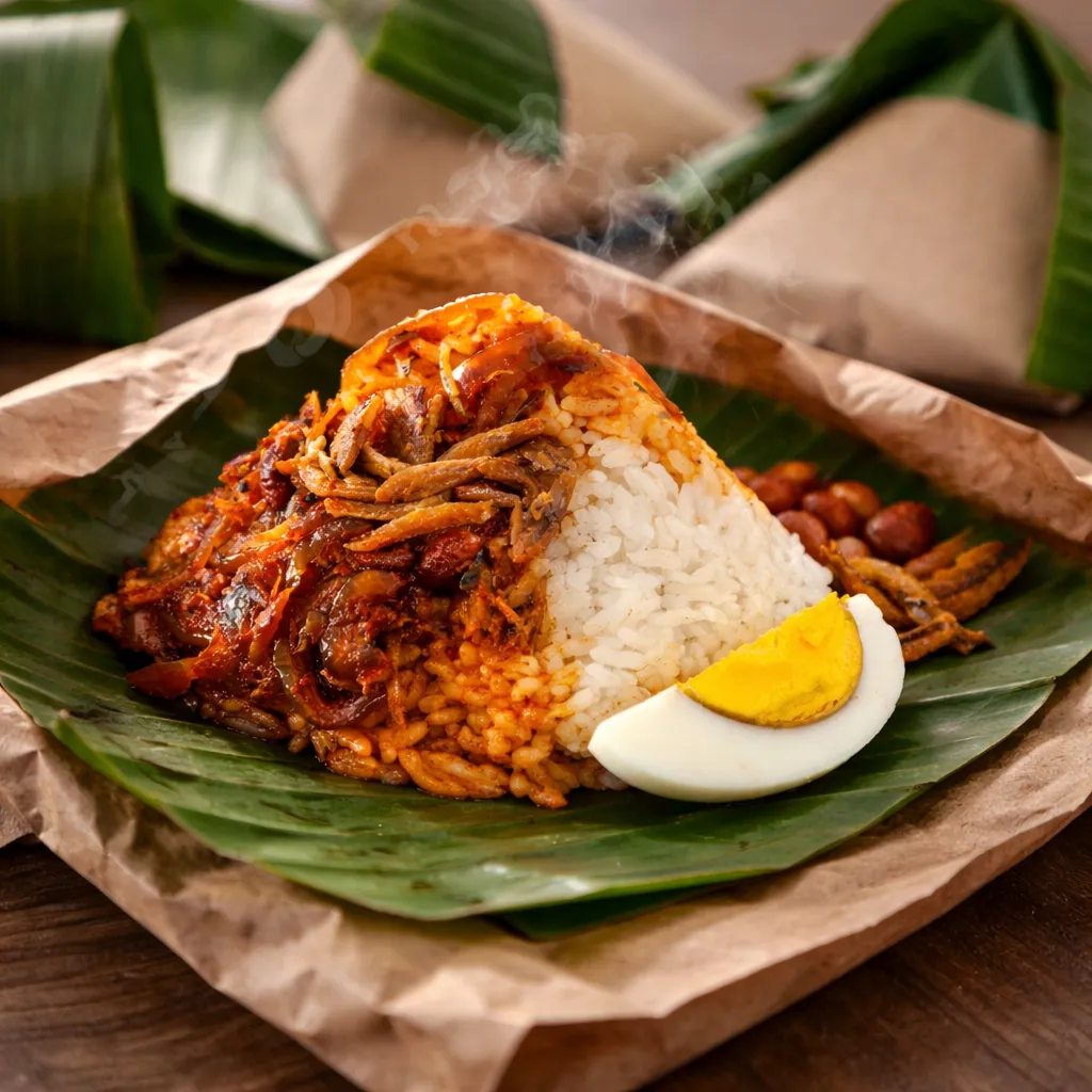 Nasi Lemak Bungkus Tradisional