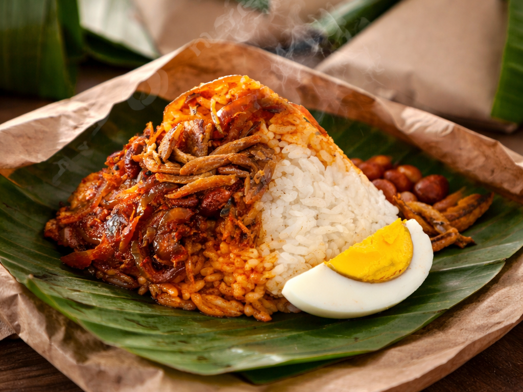 Nasi Lemak Bungkus