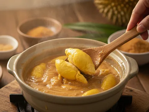 Serawa Durian - Masukkan isi durian