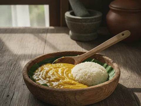 Serawa Durian - Rasa dan hidang